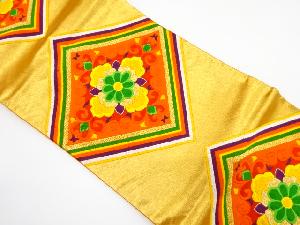 アンティーク 菱華紋織り出し袋帯(着用可)